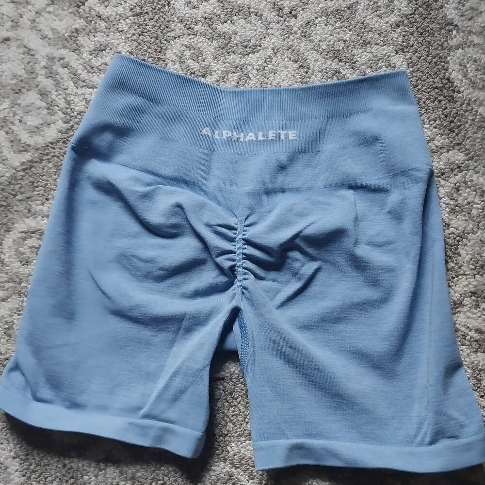 Alphalete amplify shirts washed denim size small